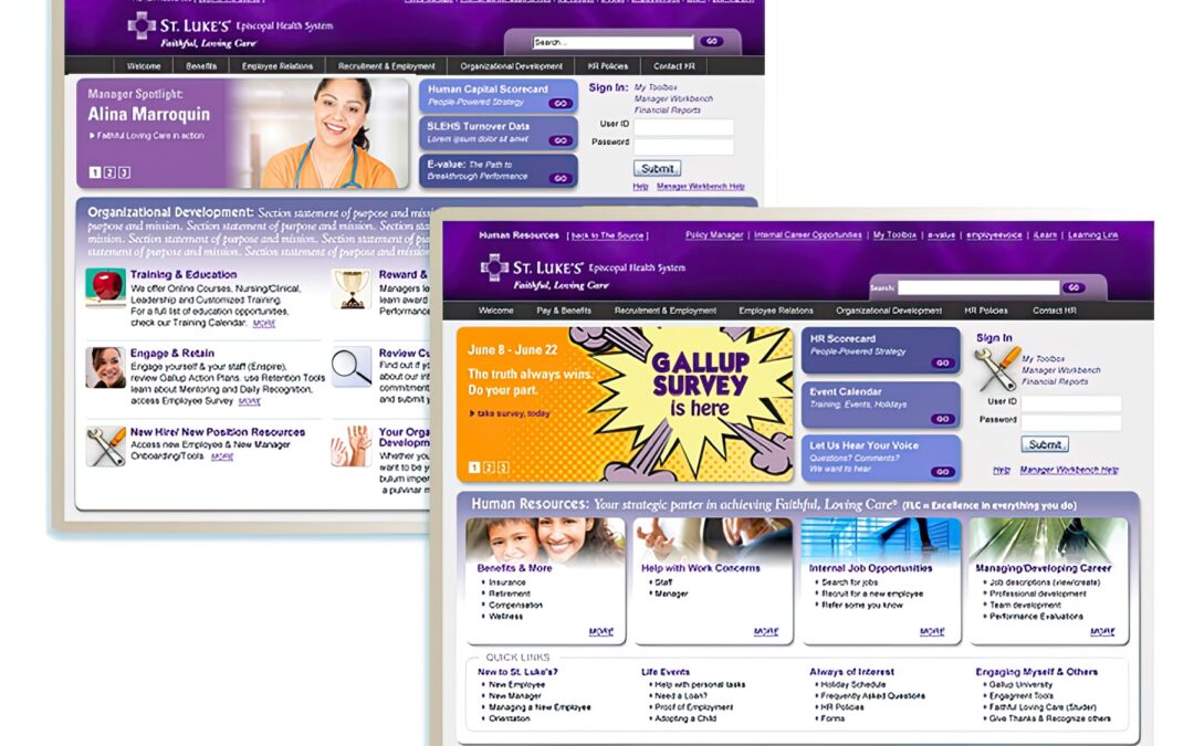 St. Luke’s Healthcare — Intranet