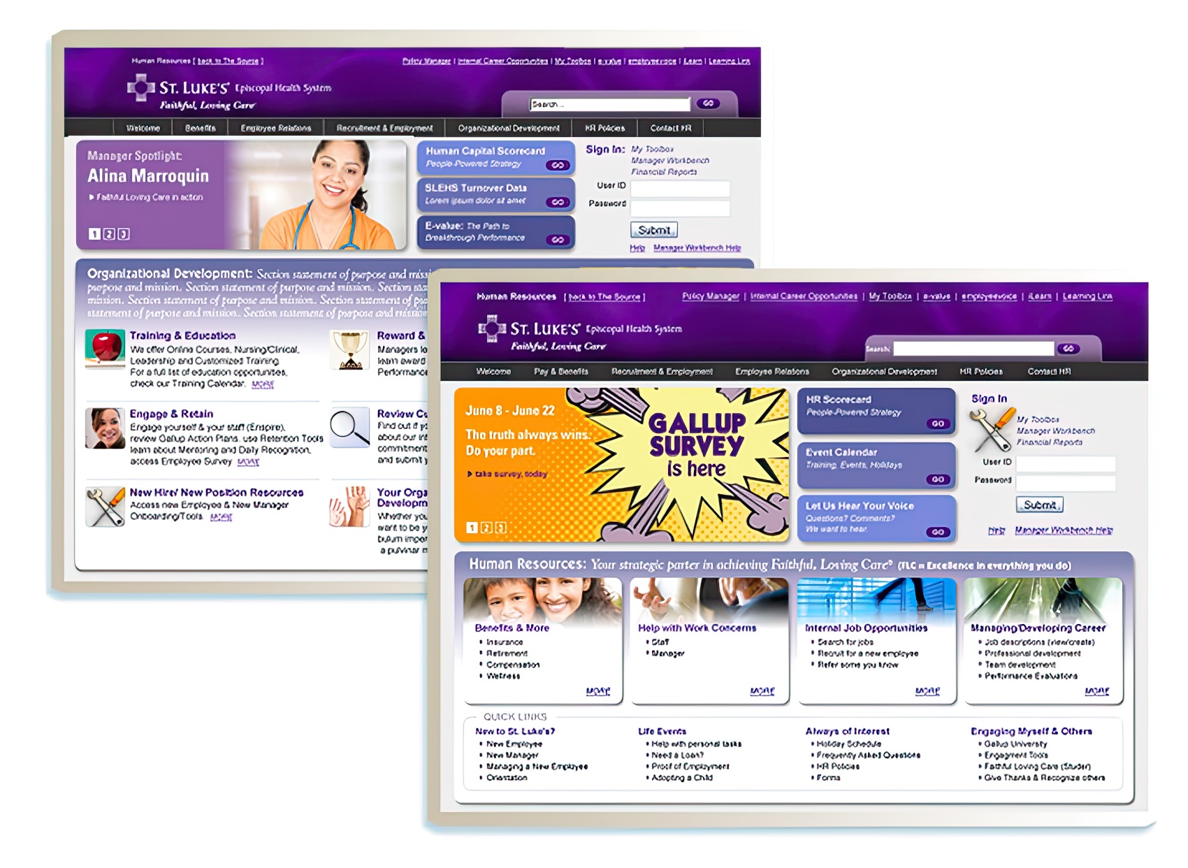St. Luke’s Healthcare — Intranet